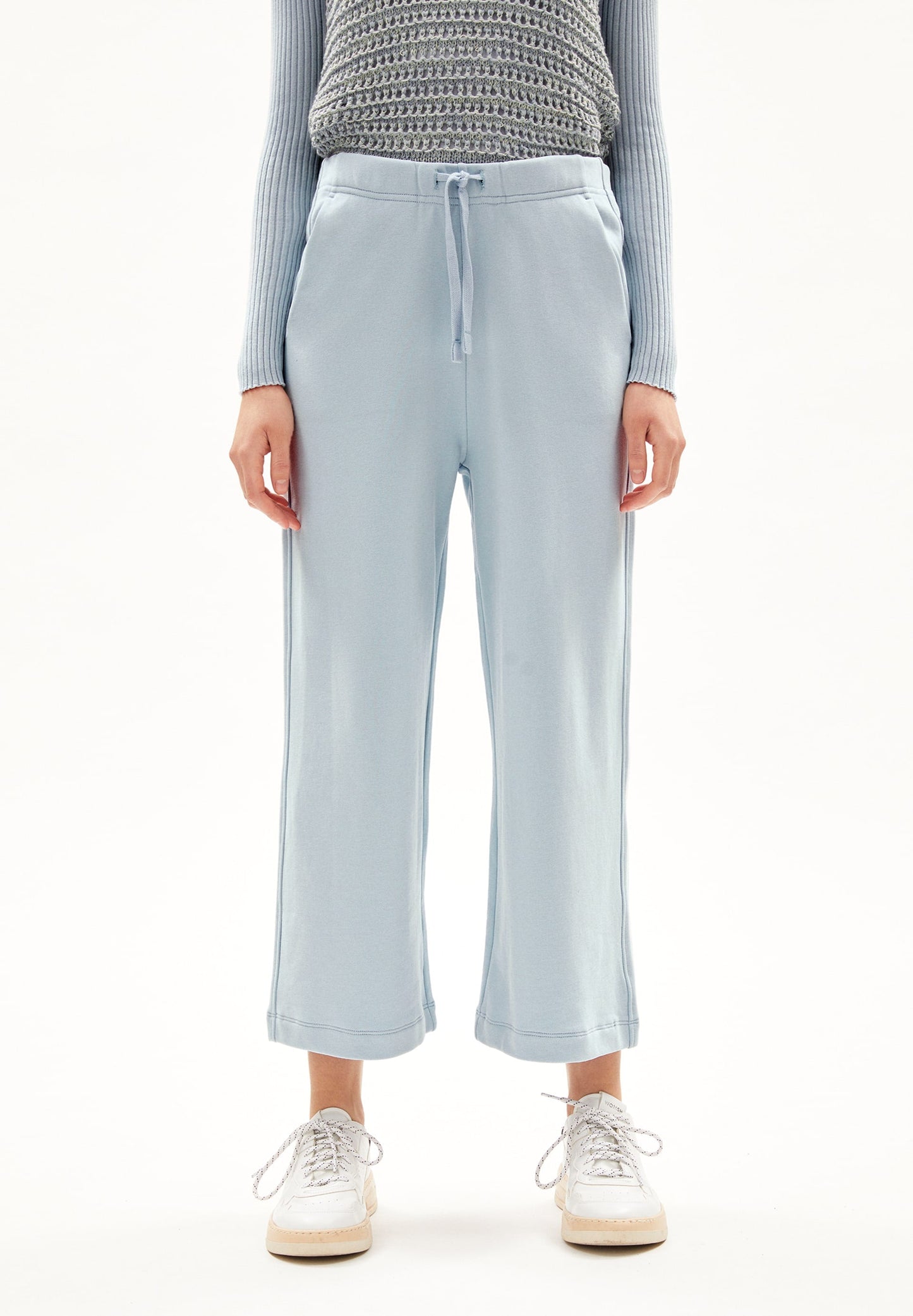 Jogging bleu ciel en coton bio - rivaana morning sky