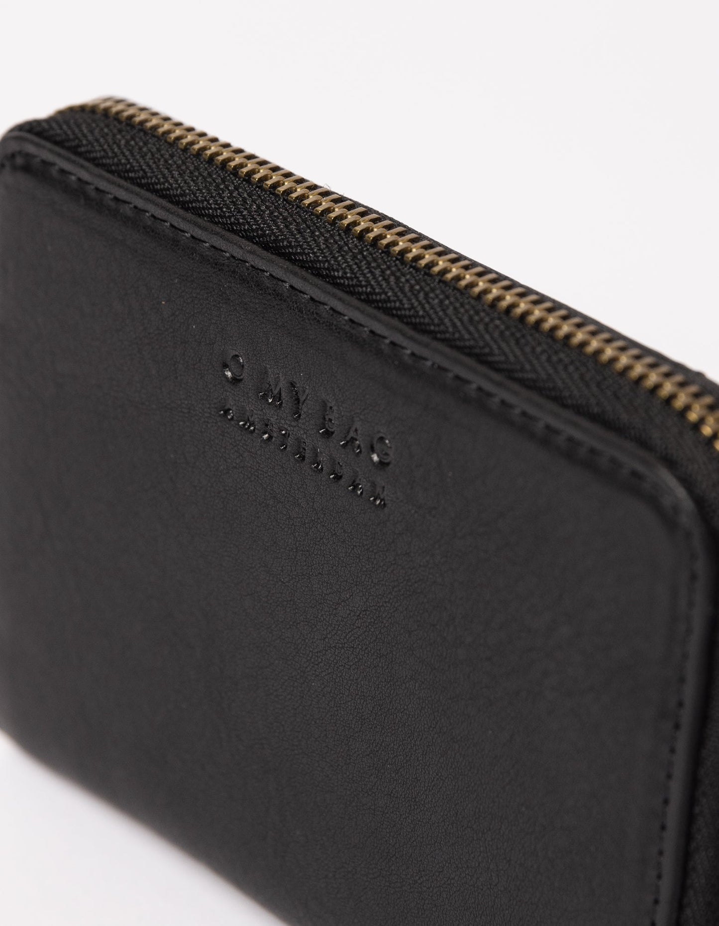 Portefeuille en cuir certifié | noir "Robbie - Black soft grain leather"