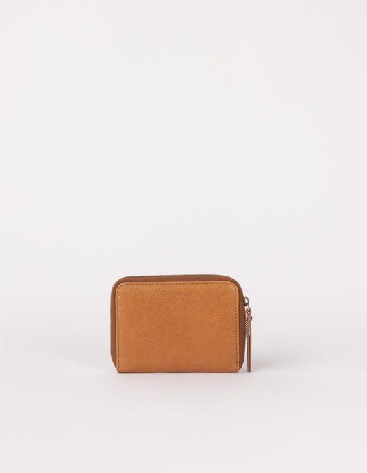 Portefeuille en cuir certifié |  marron "Robbie - Wild Oak soft grain leather"