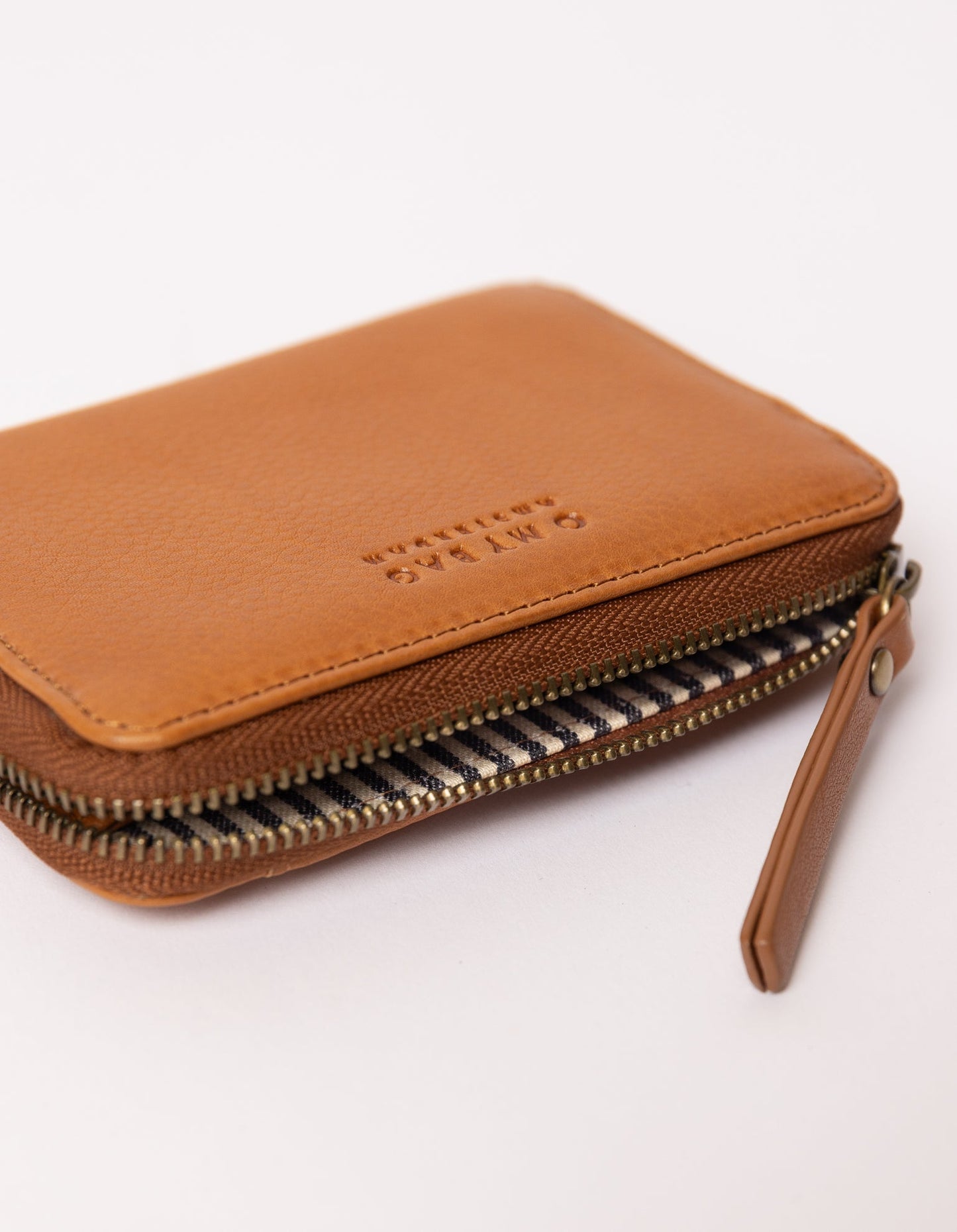 Portefeuille en cuir certifié |  marron "Robbie - Wild Oak soft grain leather"