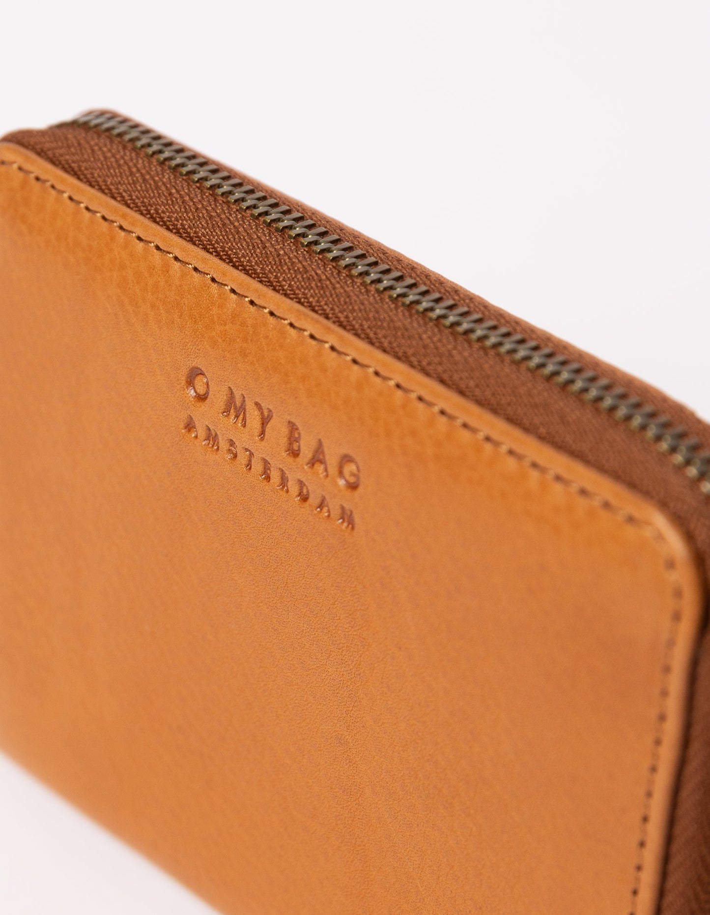 Portefeuille en cuir certifié |  marron "Robbie - Wild Oak soft grain leather"