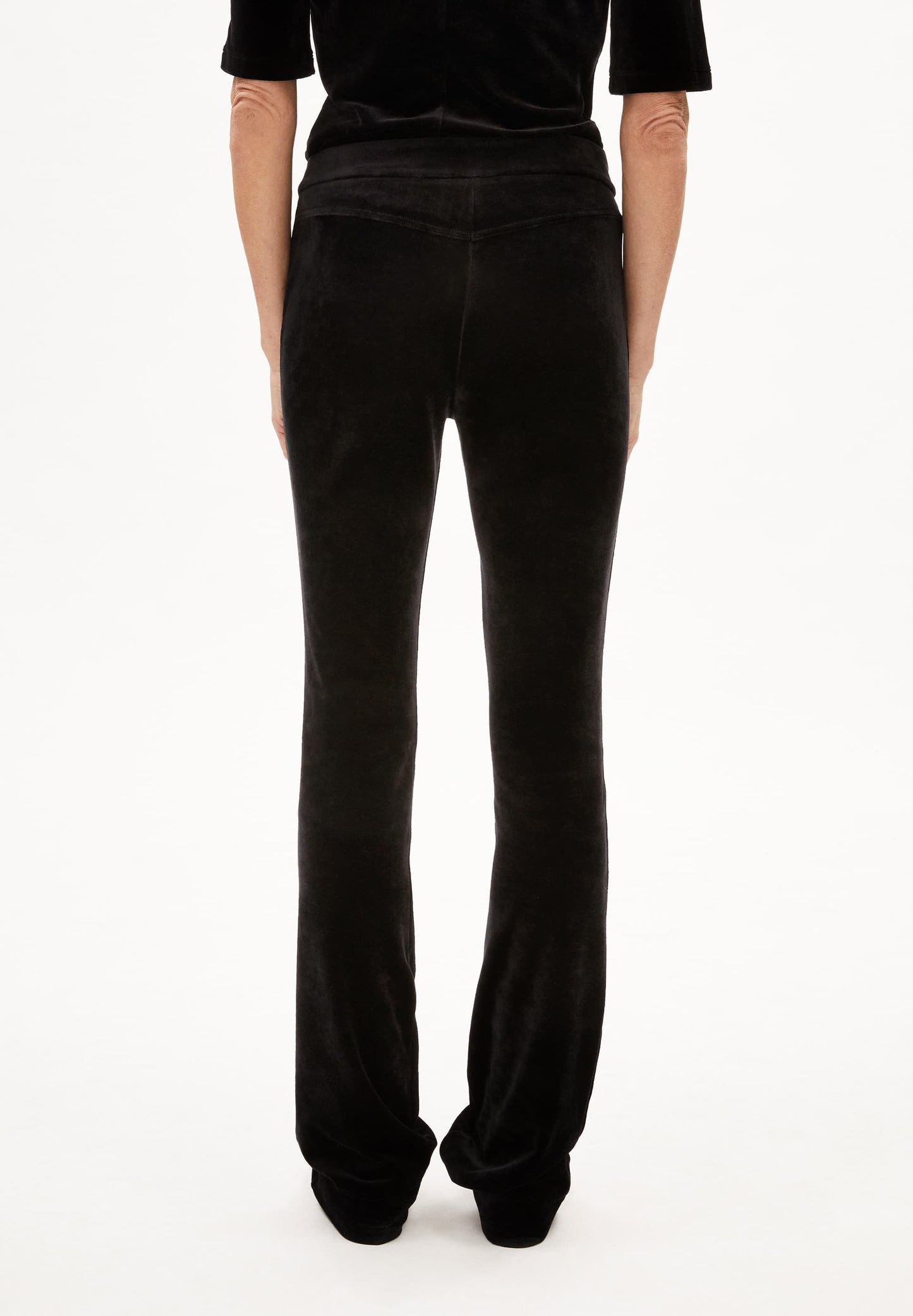 Pantalon flare en tencel | noir "ronjaal - black"