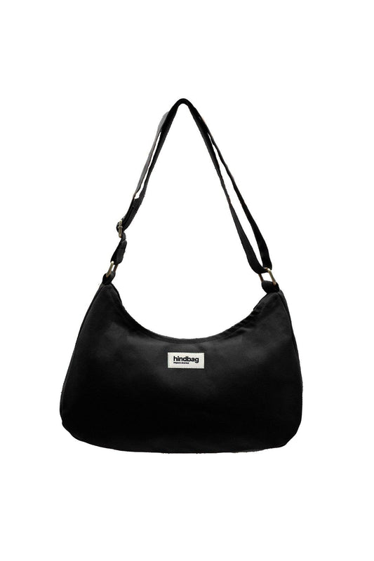 Sac en coton bio | Noir "rosa noir"
