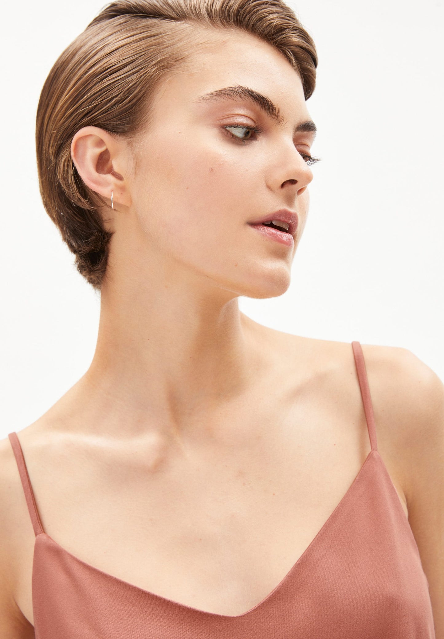 Top vieux rose en tencel - SAADE copper glow