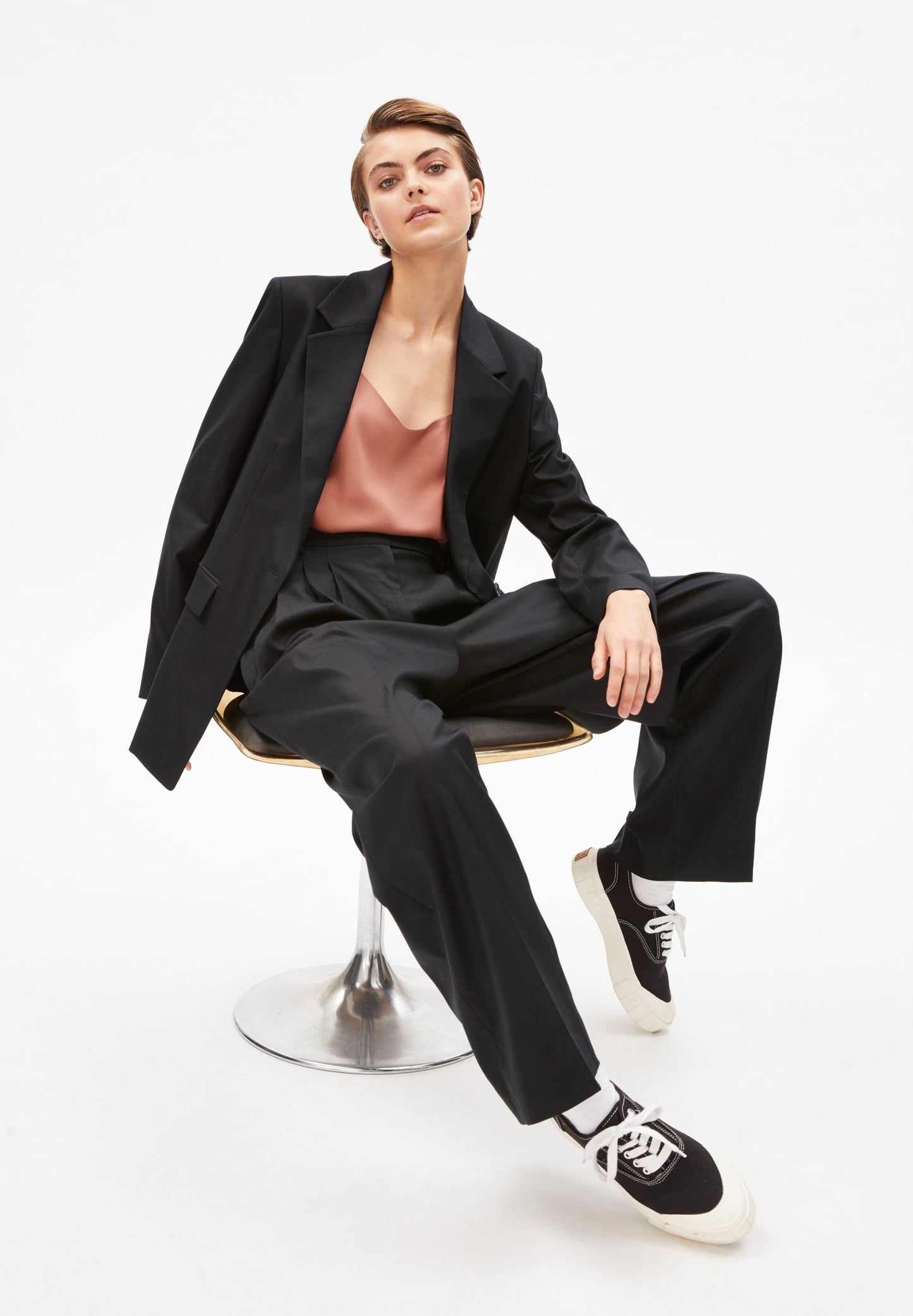 Top vieux rose en tencel - SAADE copper glow