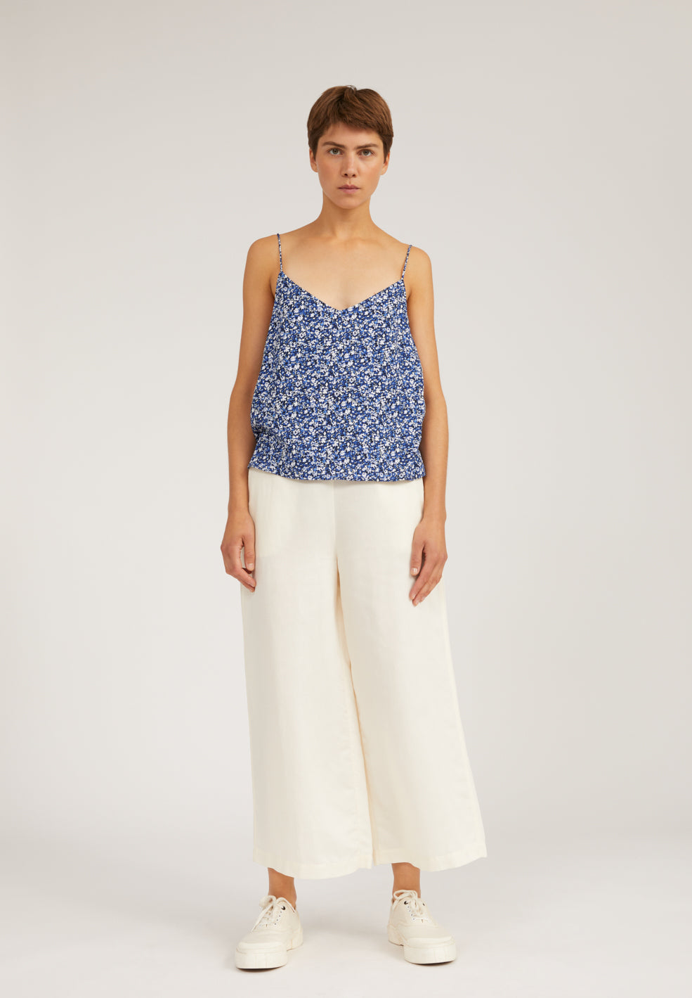 Top bleu à motifs en lenzing - SAADE MIDSUMMER NIGHT