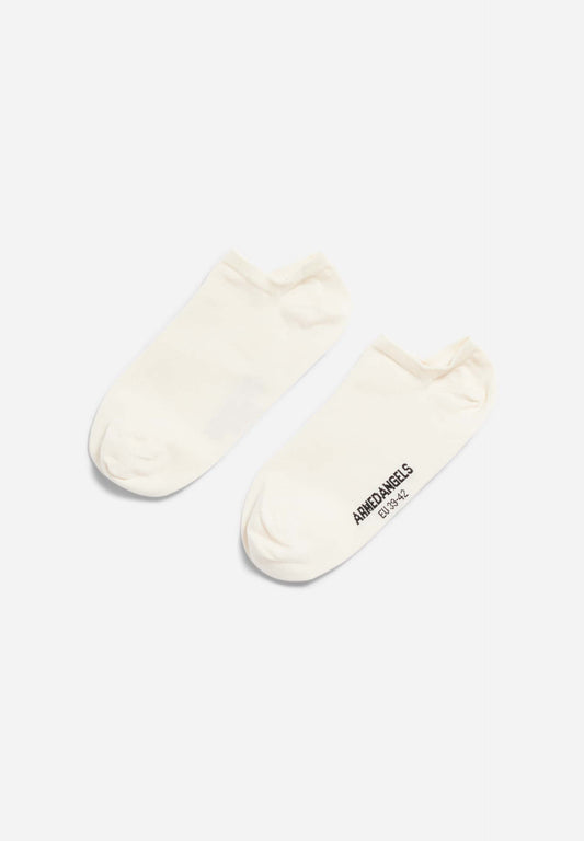 Chaussettes courtes en coton biologique | beige "saalvo - oatmilk"