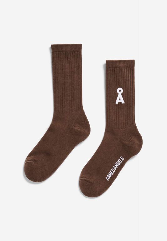 chaussettes en coton bio et matieres recyclées | saamus bold - earth