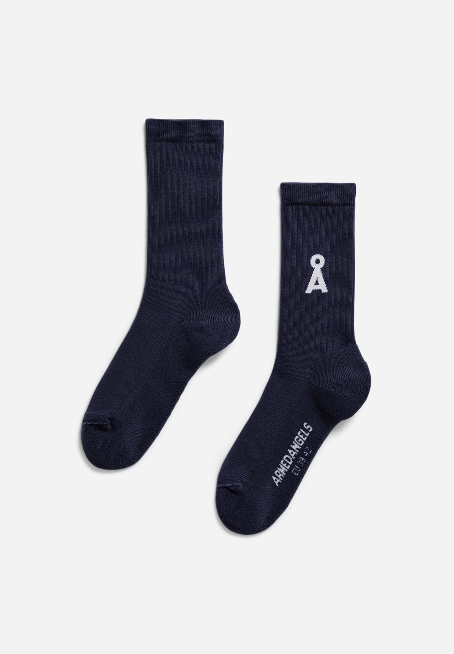 Chaussettes en coton biologique | marine "saamus bold - night sky"
