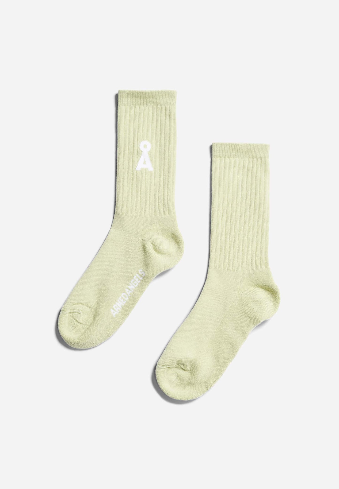 Chaussettes en coton bio et recyclé | vert "saamus bold pastel green"