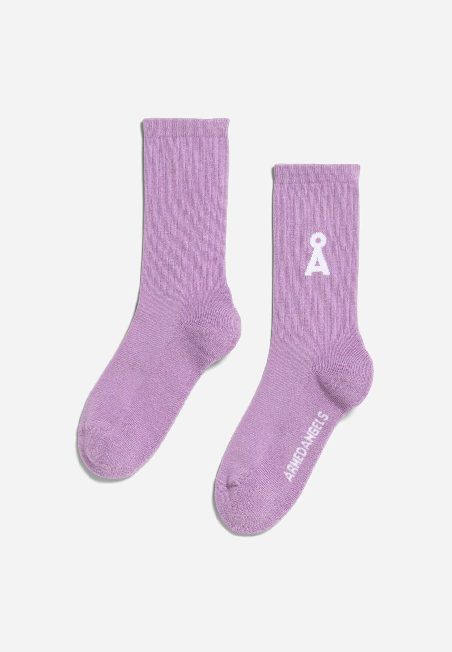 Chaussettes en coton bio et recyclé | violet "saamus bold - smart lilac"