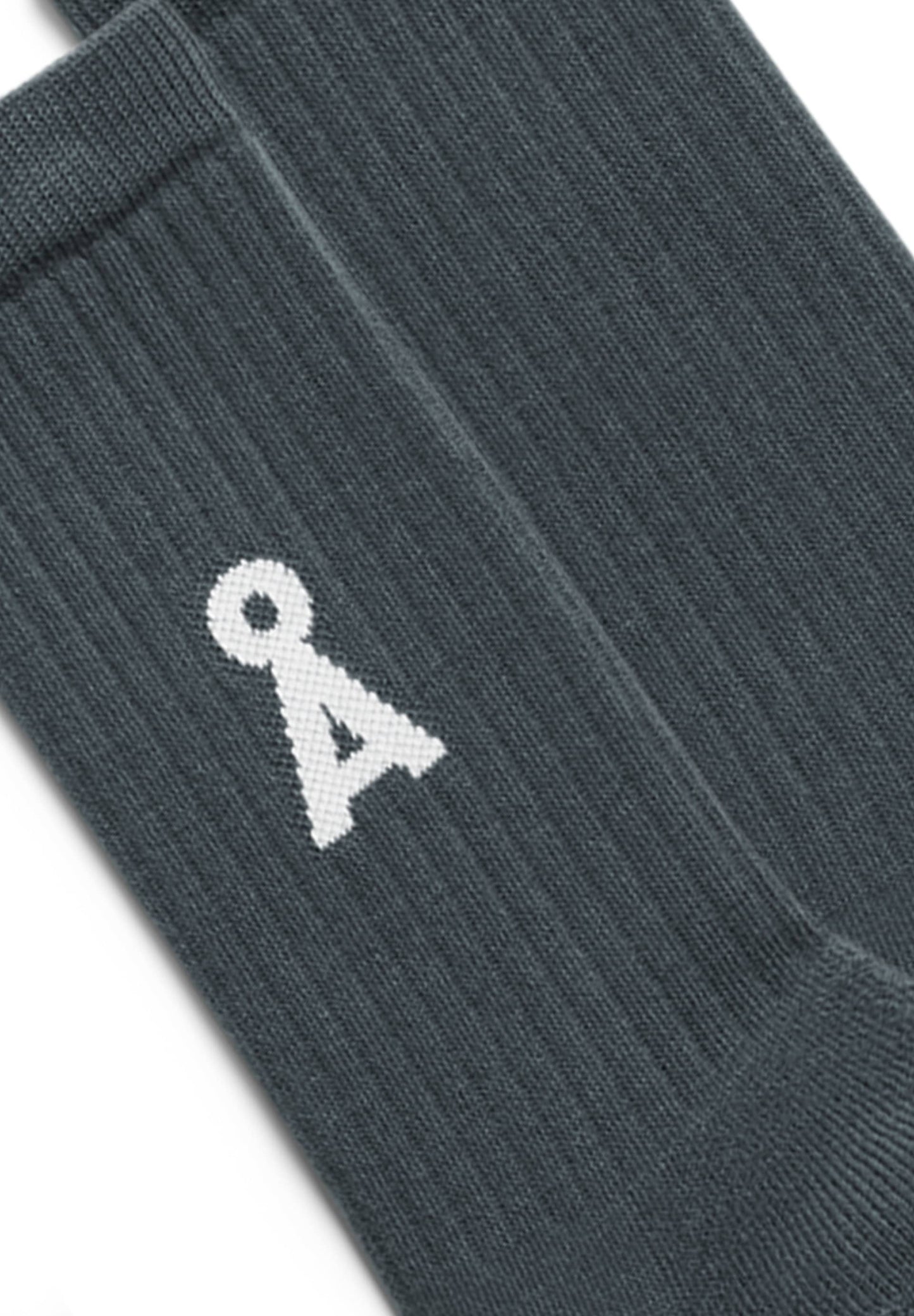 Chaussettes en coton biologique | gris "Saamus bold - space steel"