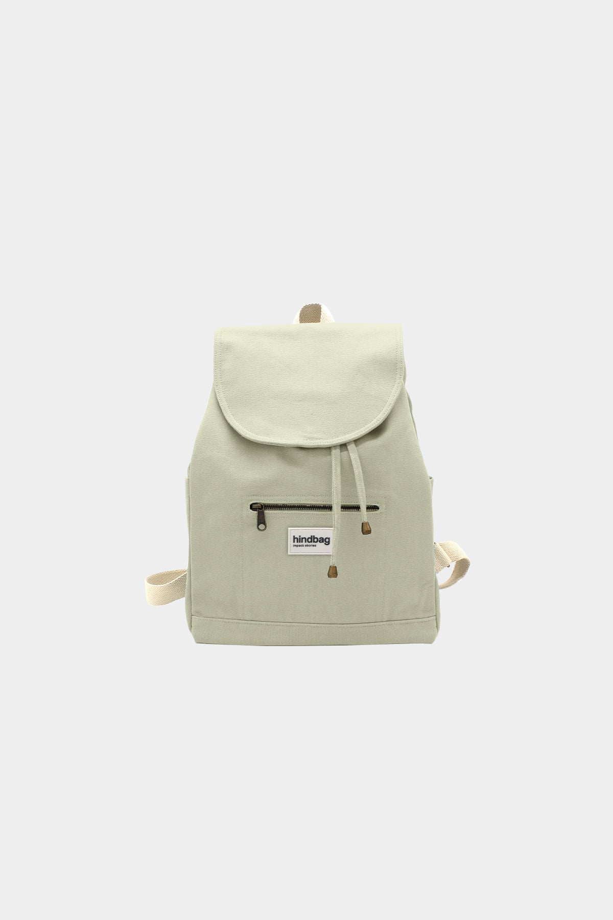 Sac à dos en coton biologique | vert "eliot - argile"