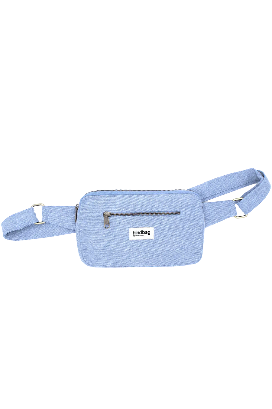 Banane en denim de coton bio | bleu délavé "harry denim bleu"