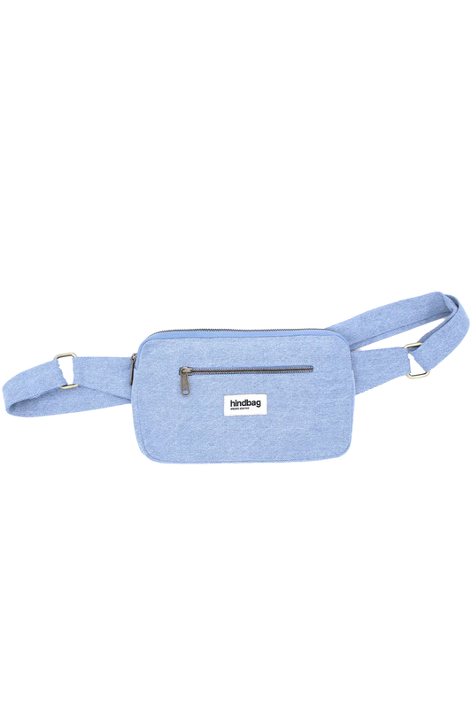 Banane en denim de coton bio | bleu délavé "harry denim bleu"