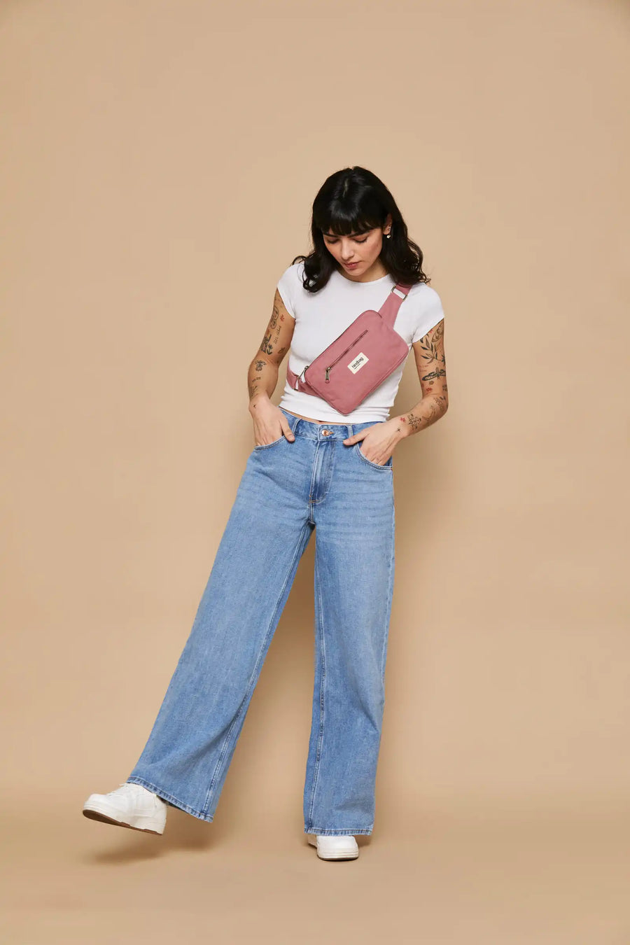Banane en coton bio | Rose blush "harry rose blush"