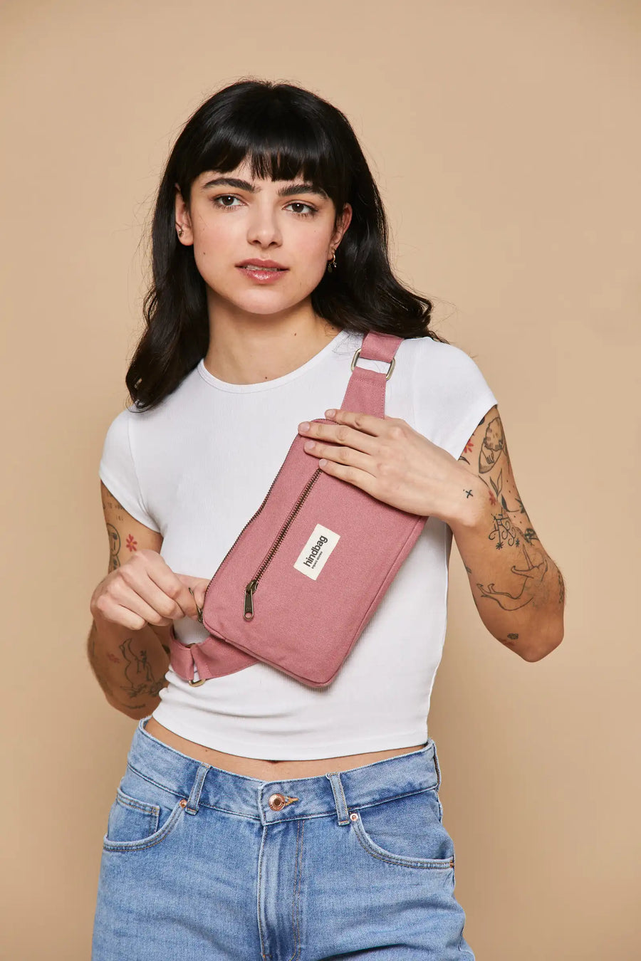 Banane en coton bio | Rose blush "harry rose blush"