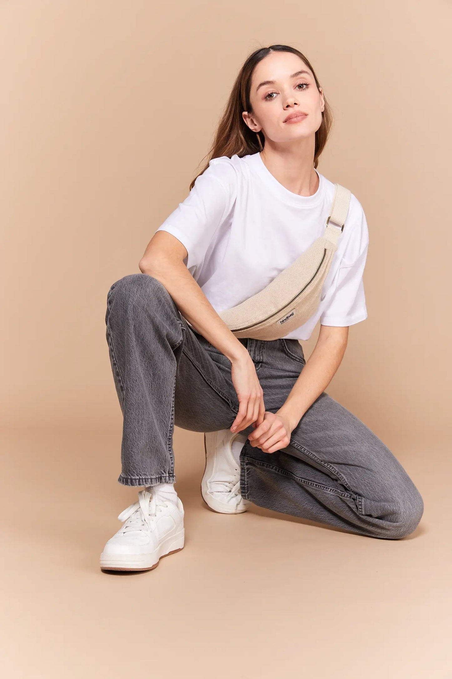 Banane en coton bio et jute bio | écru "olivia jute"