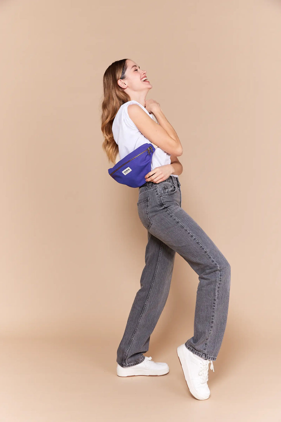 Banane en coton bio | violet "olivia violet"