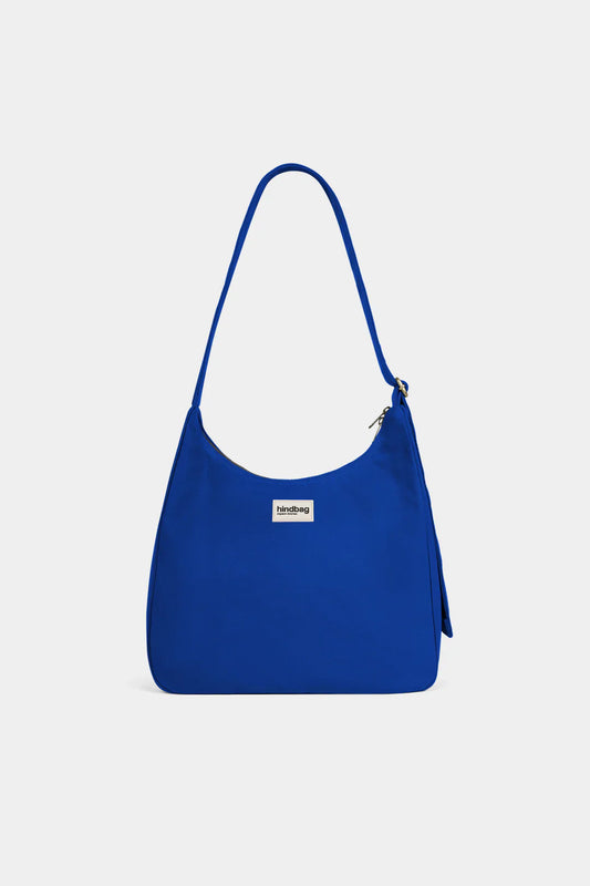Sac à bandoulière en coton biologique | bleu "hobo claire - bleu électrique"