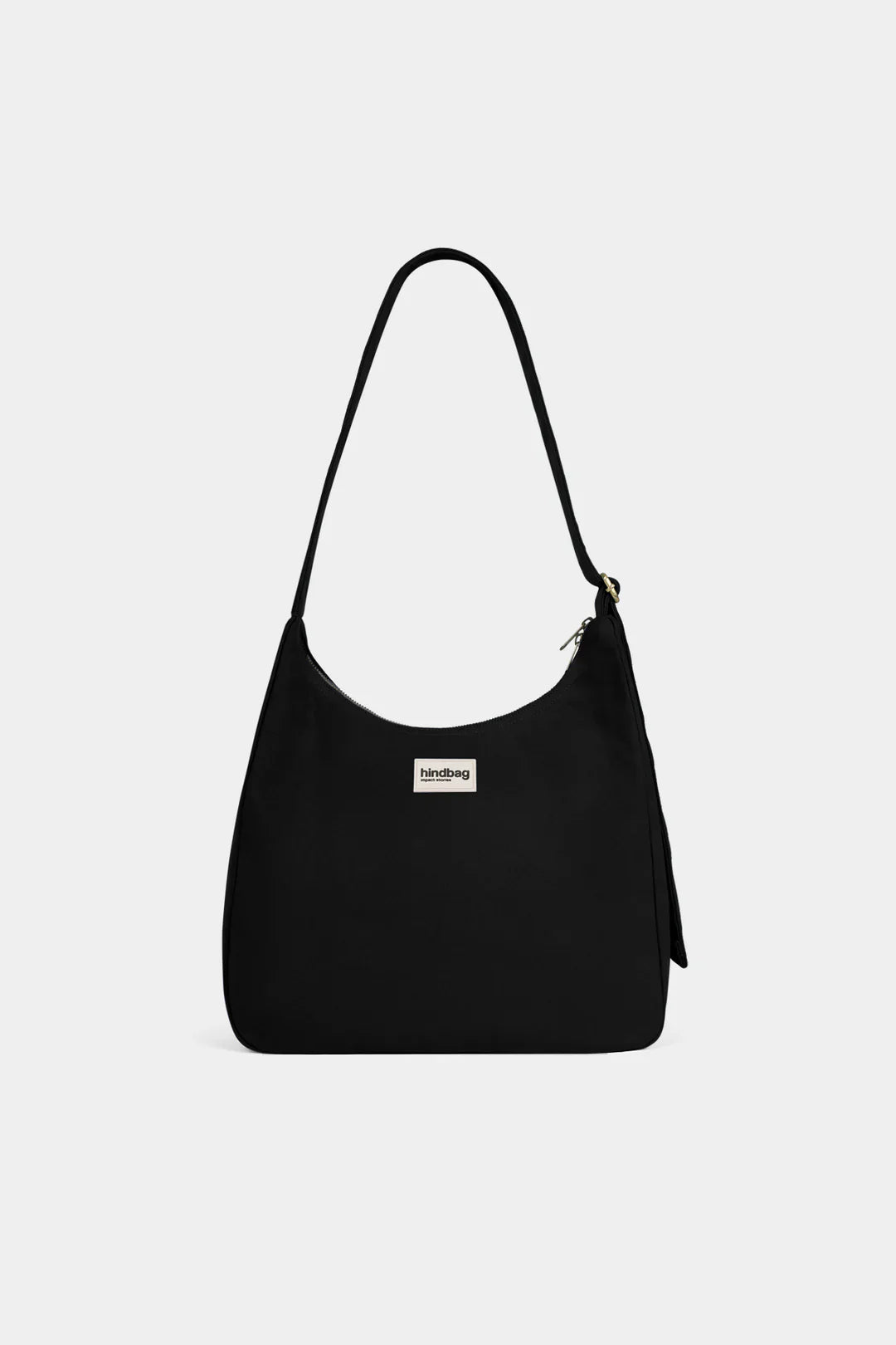 Sac bandoulière en coton biologique | noir "hobo claire - noir"
