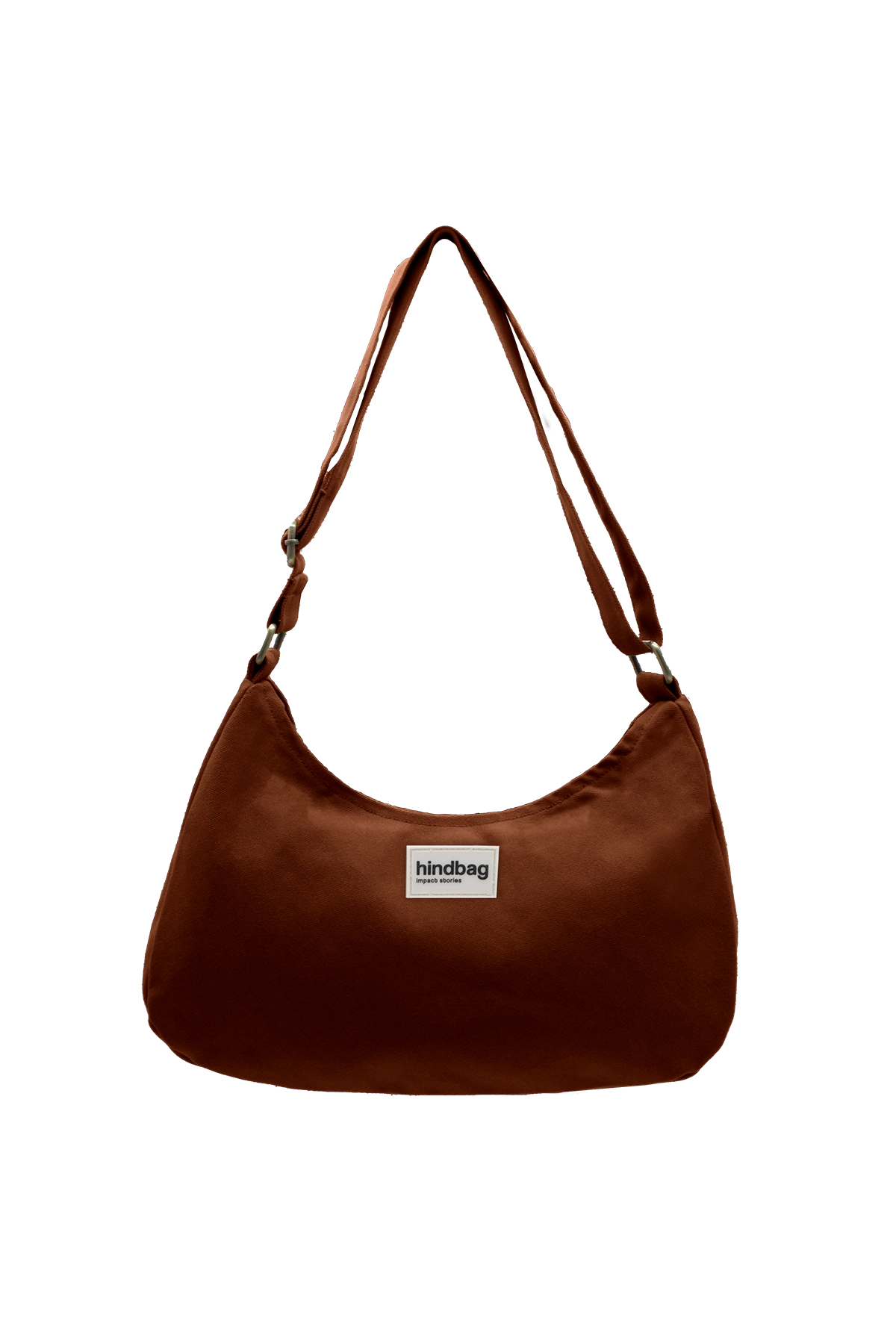 Sacs bandoulière en coton biologique |  "rosa chocolat""