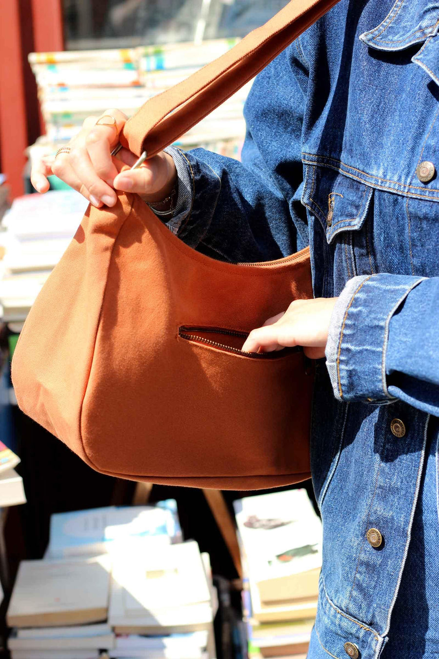 Sac en coton bio | sienne "rosa sienne"