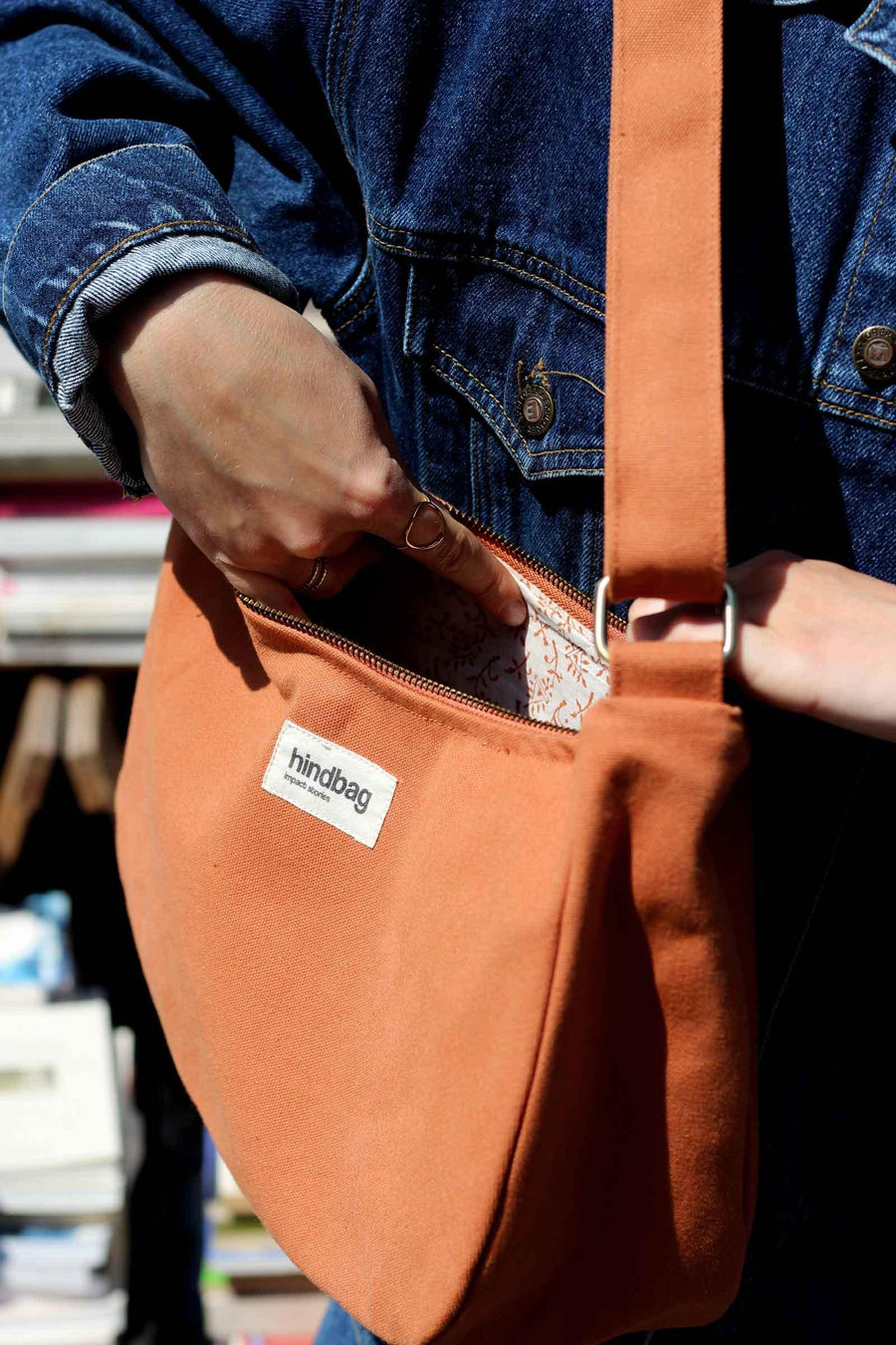 Sac en coton bio | sienne "rosa sienne"