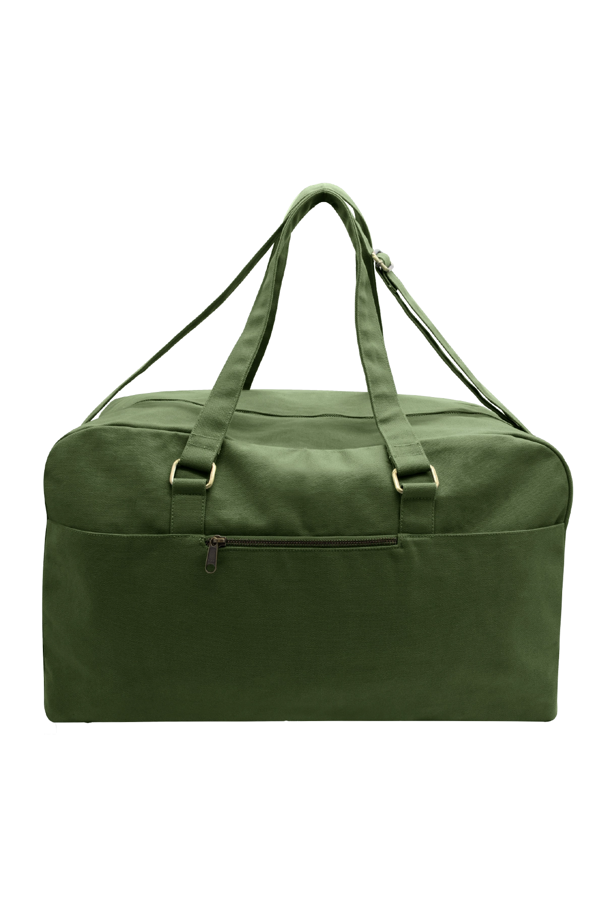 Sac de voyage déperlant en coton biologique | vert "yves olive"