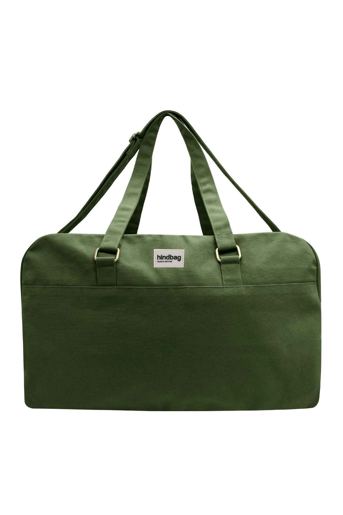 Sac de voyage déperlant en coton biologique | vert "yves olive"
