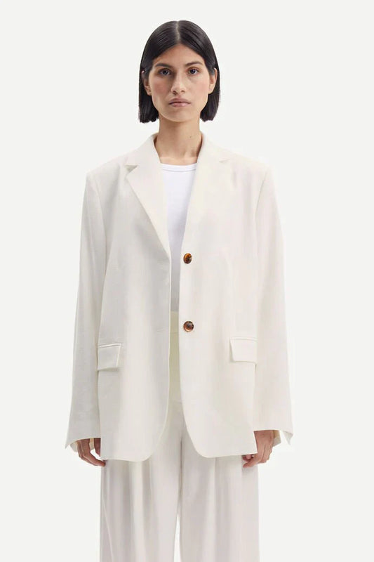 Blazer en ecovero | Écru "luzy blazer clear cream"