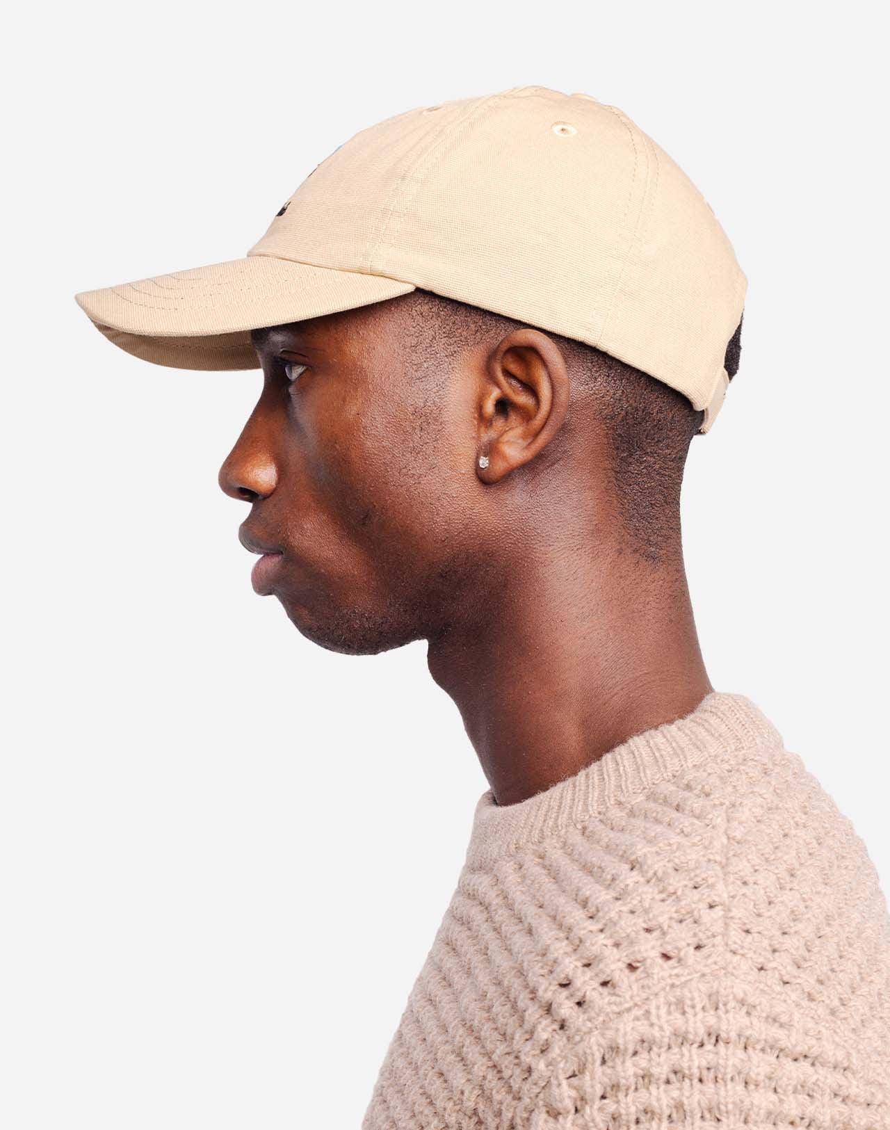 Casquette en coton bio | beige "six pannel hiking club"