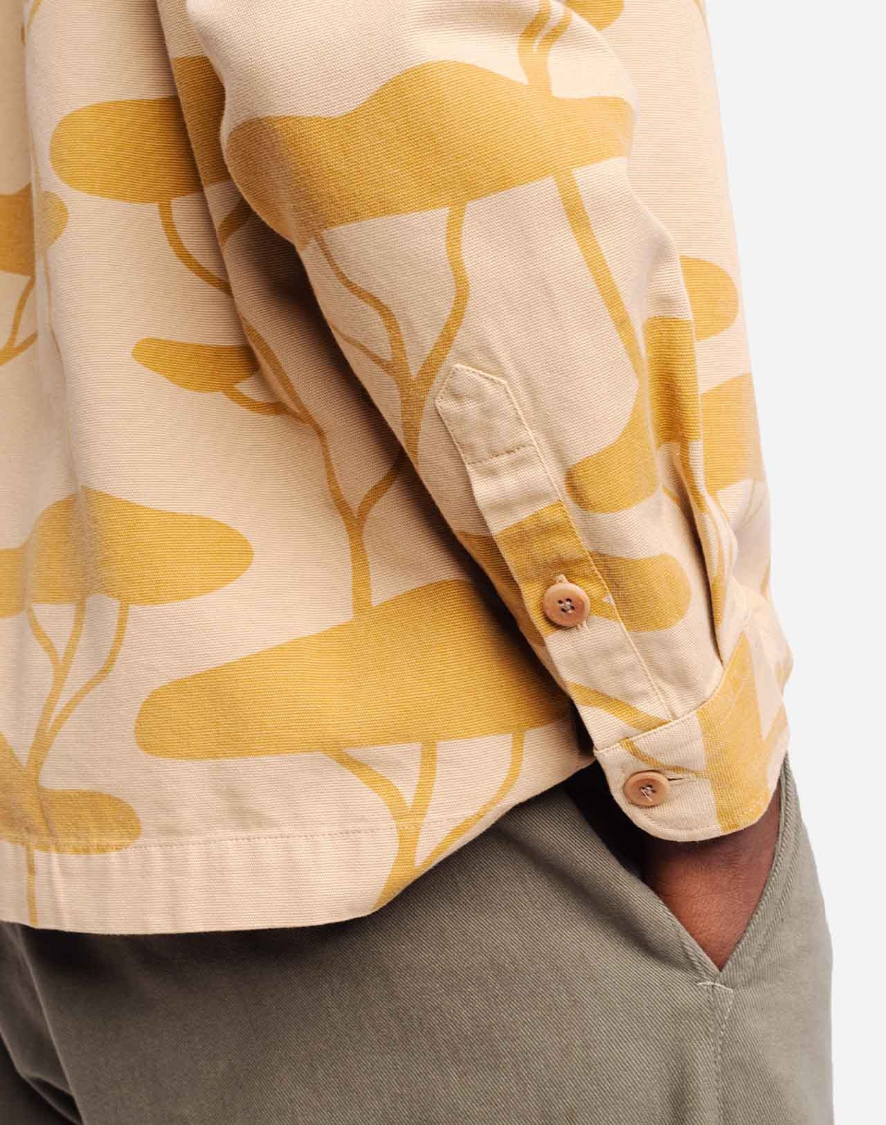 Chemise en coton bio | sable "slow pinede"