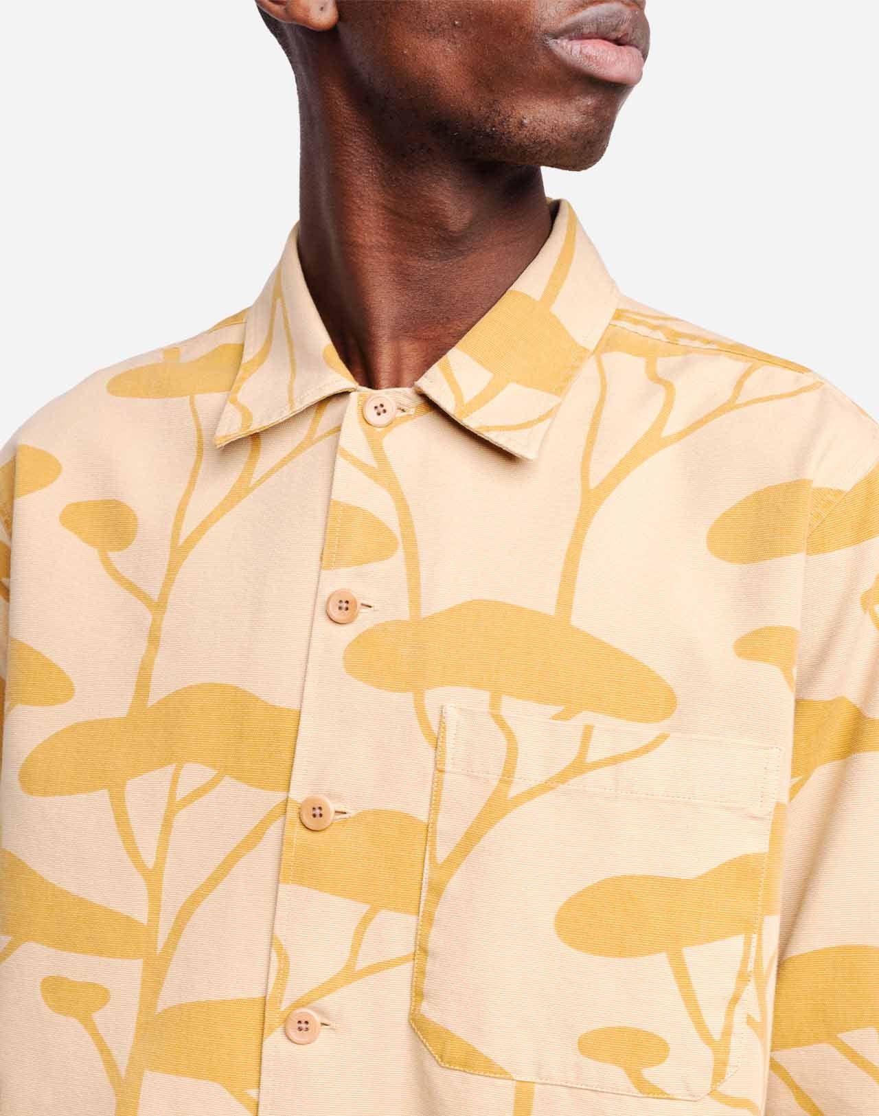 Chemise en coton bio | sable "slow pinede"