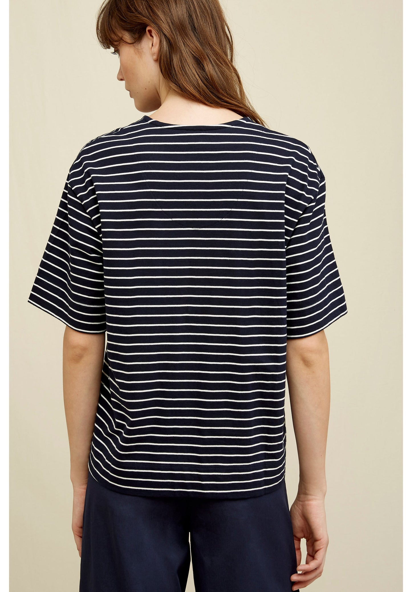 T-shirt rayé en coton bio - Sarah