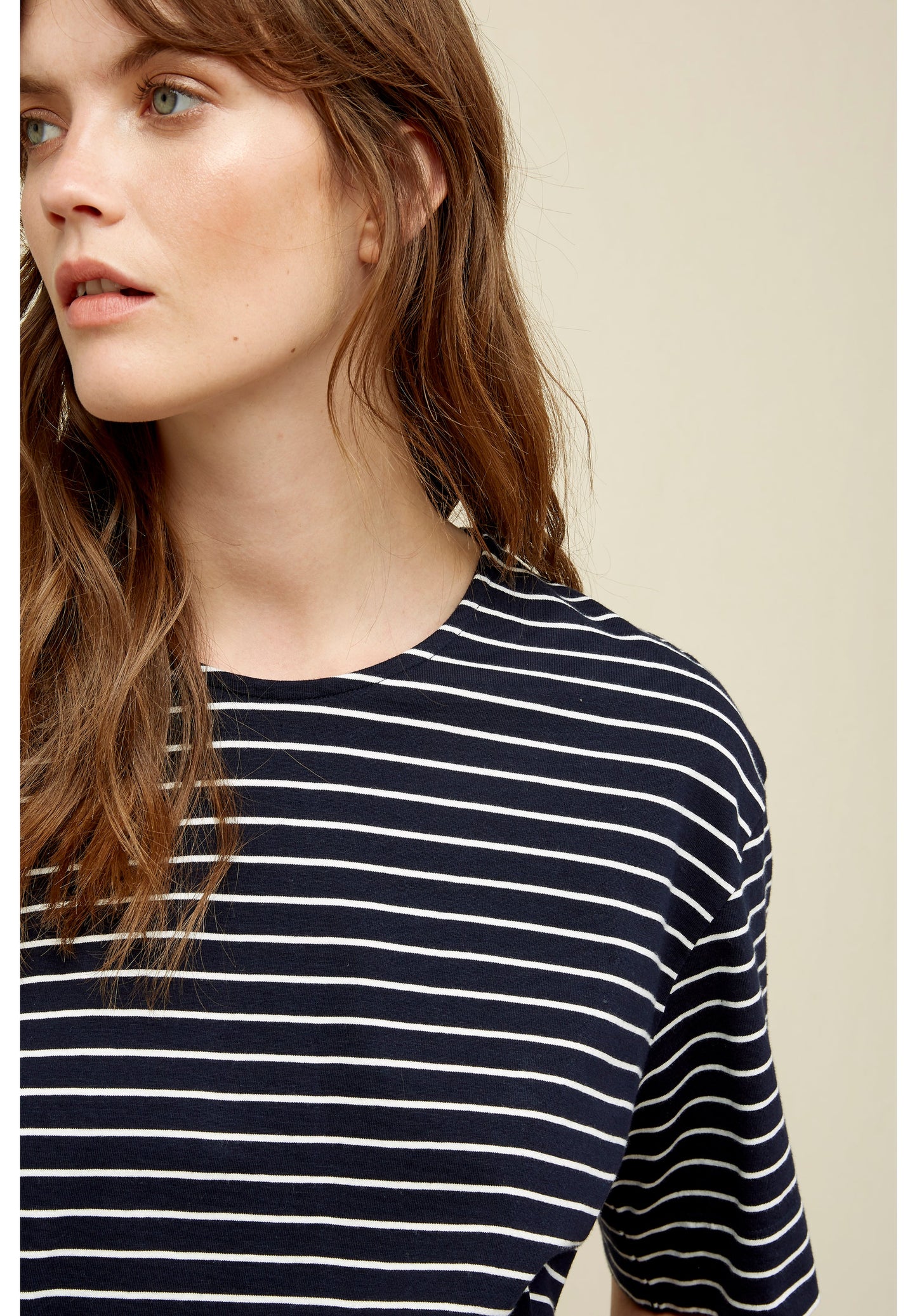 T-shirt rayé en coton bio - Sarah
