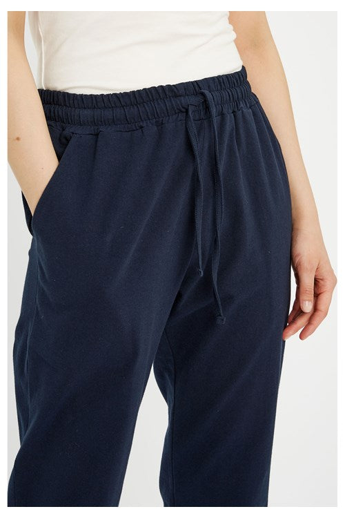 Pantalon marine en coton bio - Sasha