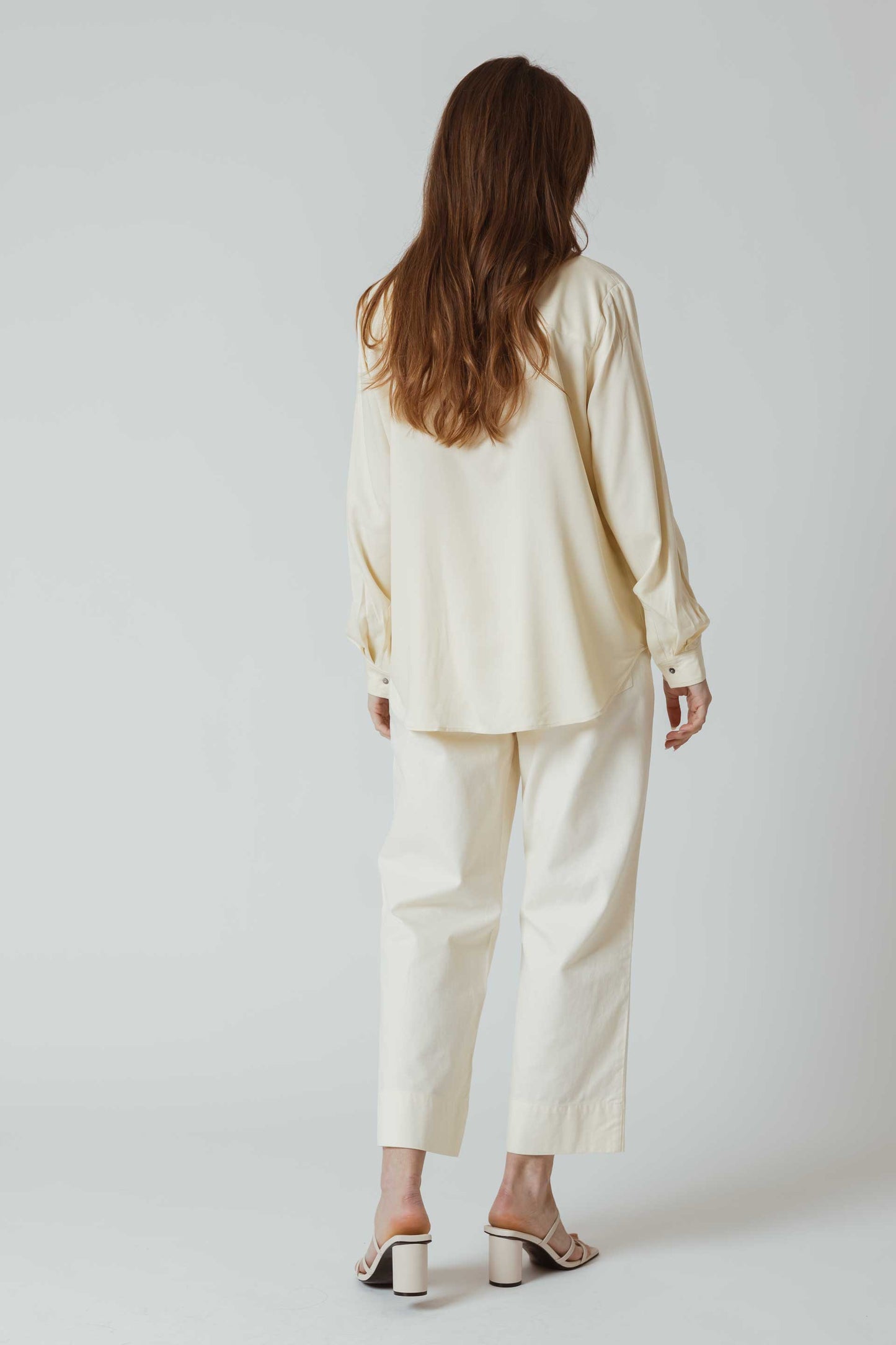 A RENVOYER - Chemise écrue en ecovero - camisa asune cream