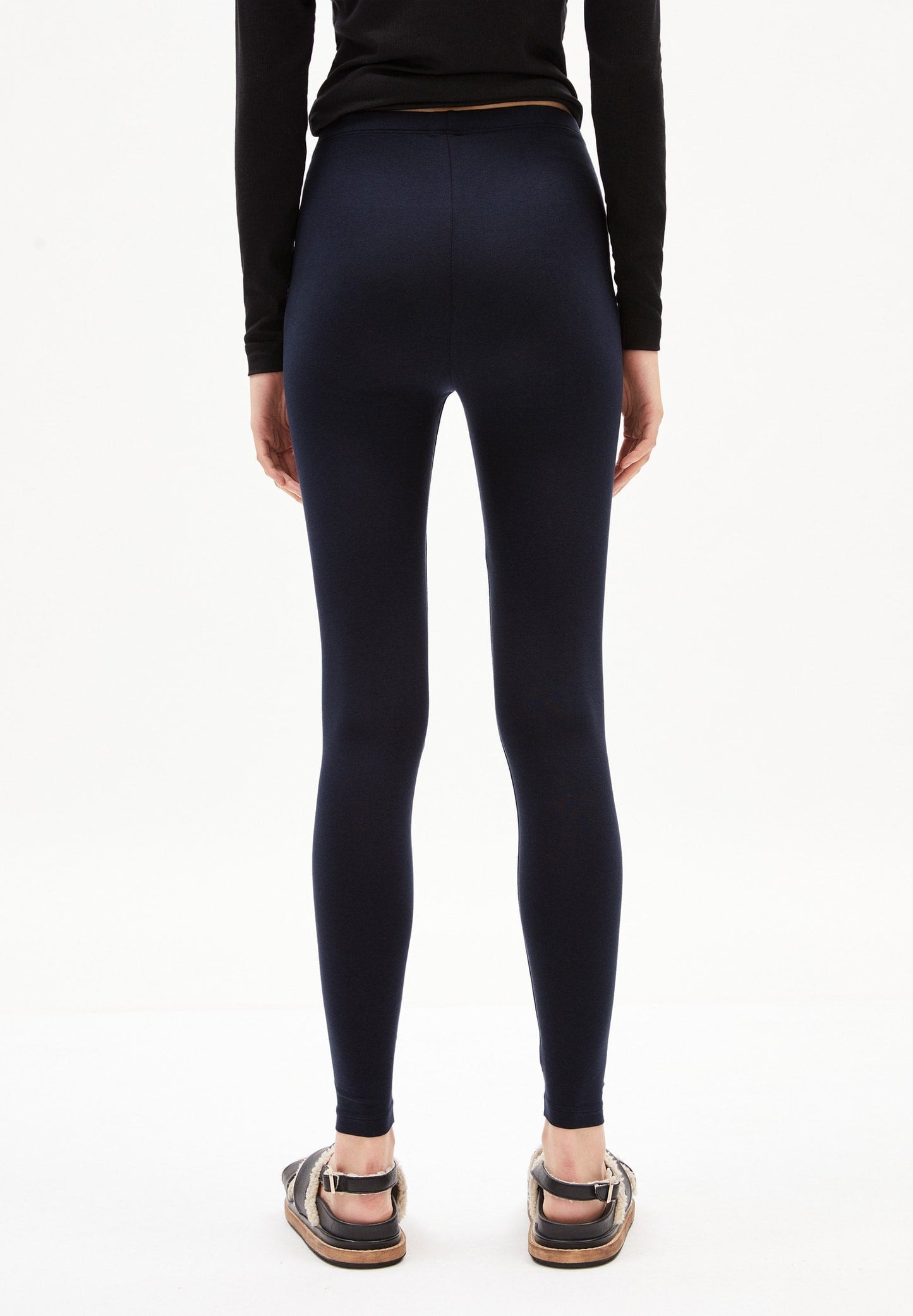 Legging en coton bio | marine "shivaa night sky"