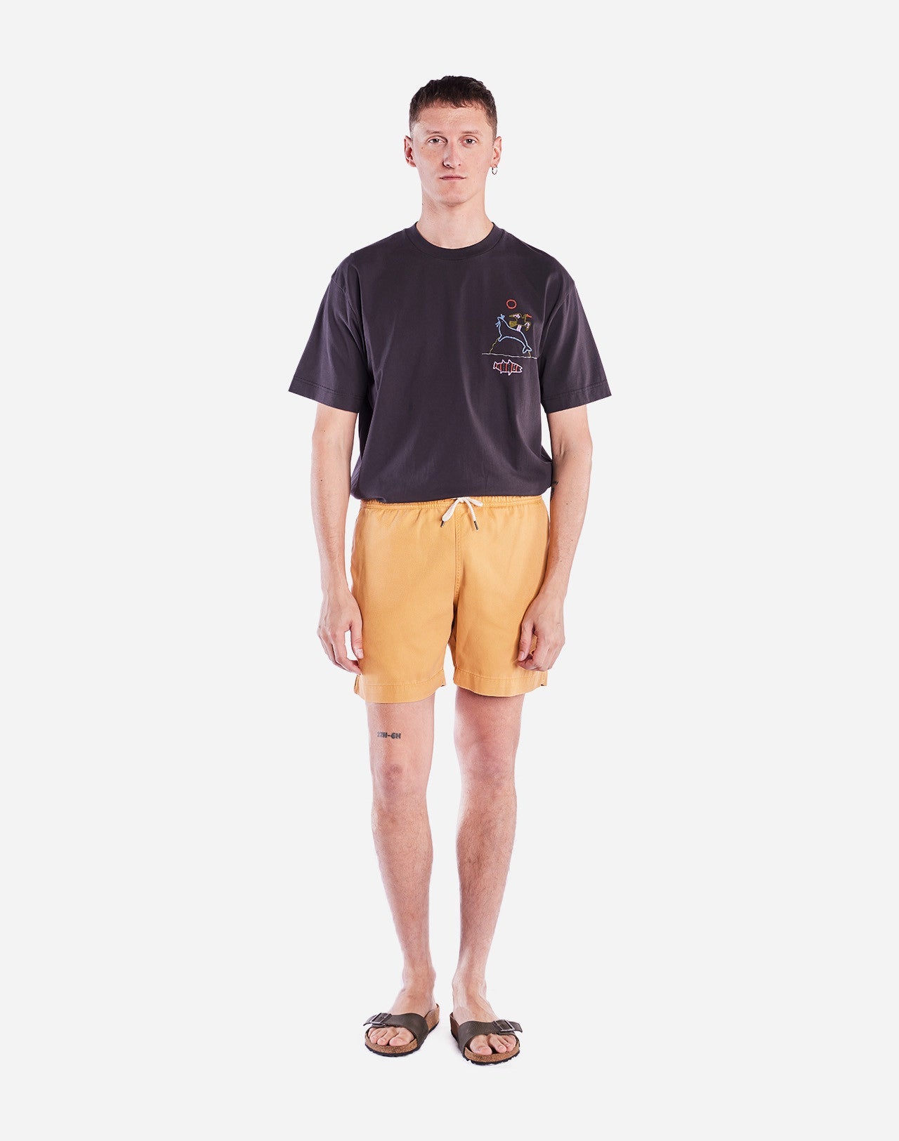 Short en tencel® (procédé Lyocell) | jaune "Short bodhi25 jaune - yellow"
