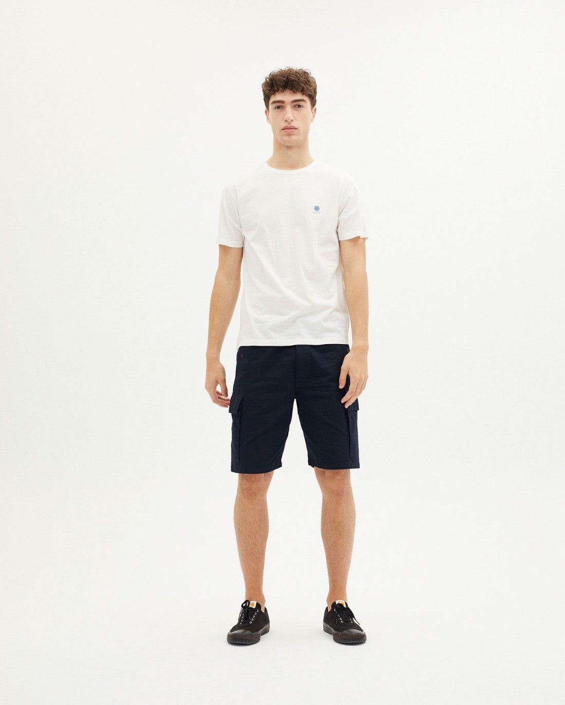 Short cargo marine en coton bio - NAVY DIEGO CARGO SHORTS