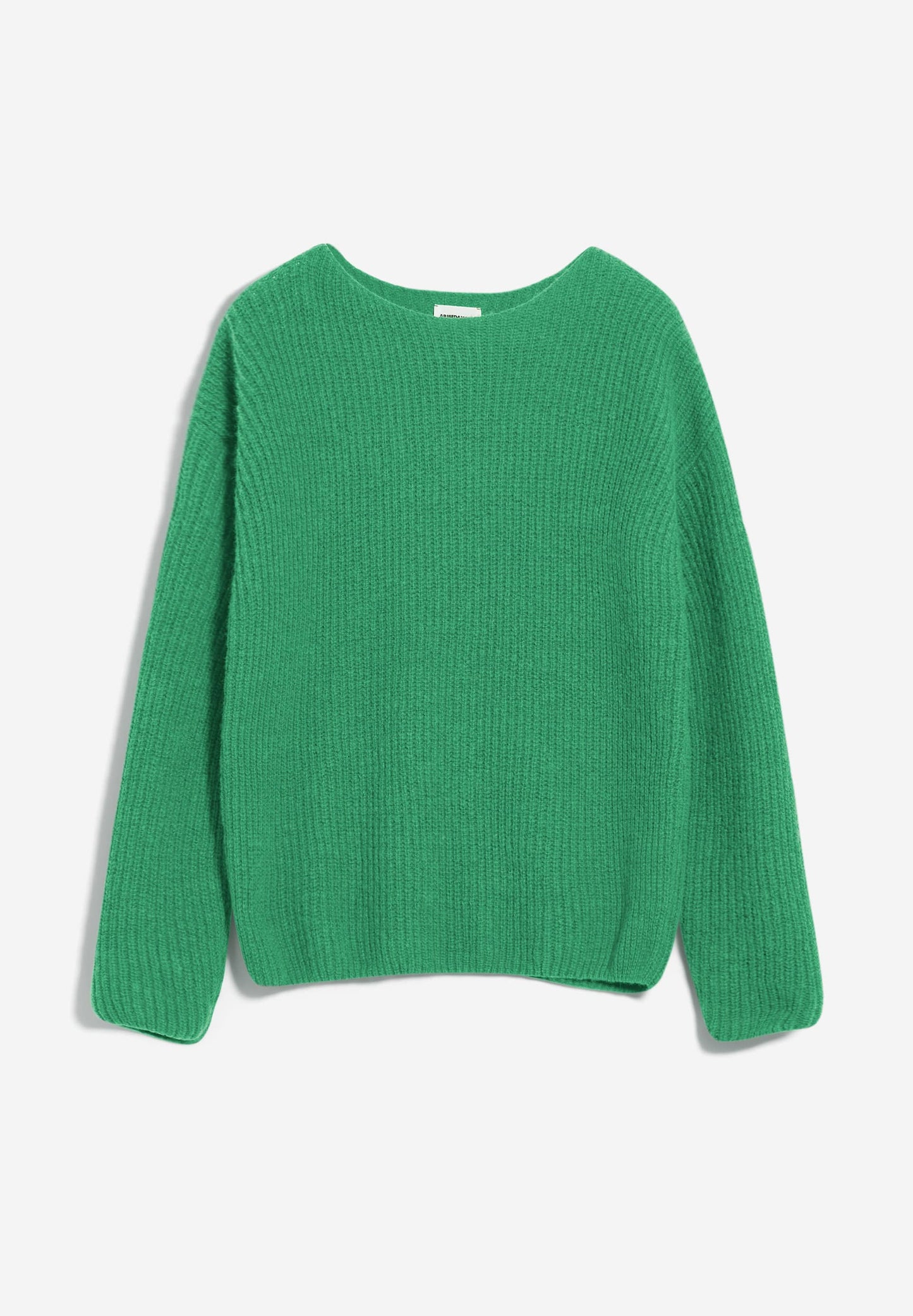 Pull vert pomme maille en coton bio, laine et alpaga - siaana apple neon
