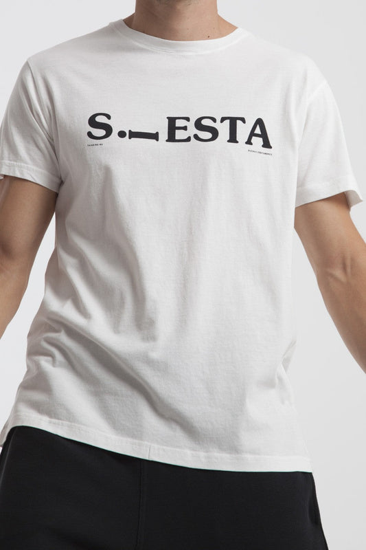 T-shirt blanc Siesta en coton biologique