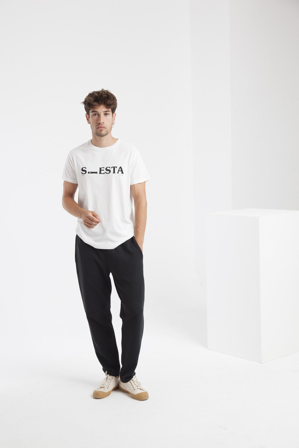 T-shirt blanc Siesta en coton biologique