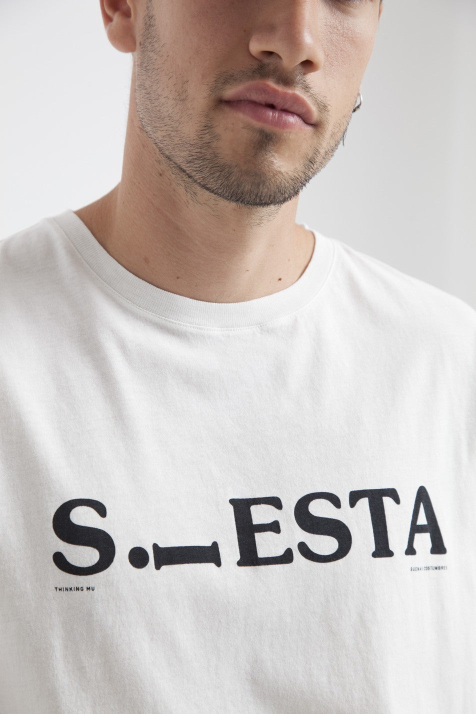 T-shirt blanc Siesta en coton biologique