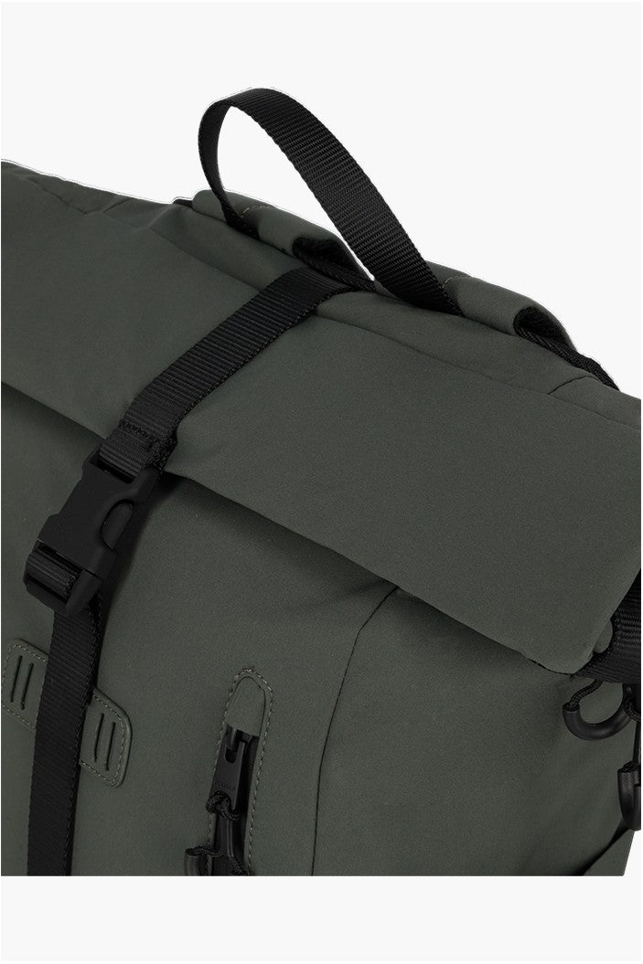 Sac à dos roll top recyclé kaki - SKOPIE