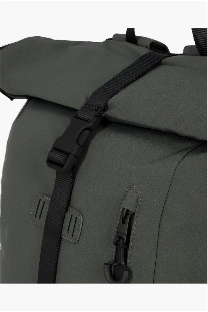Sac à dos roll top recyclé kaki - SKOPIE