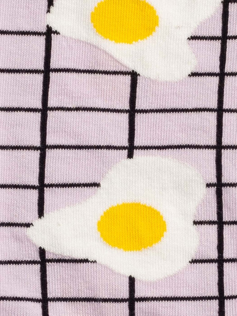 Chaussettes à motifs en coton bio | multicolore "sunny side up"