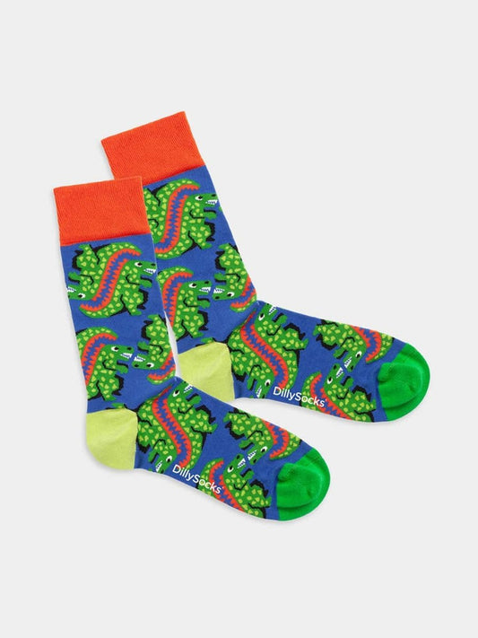 Chaussettes en coton bio | multicolore "ur ex the t rex  - multicolor"