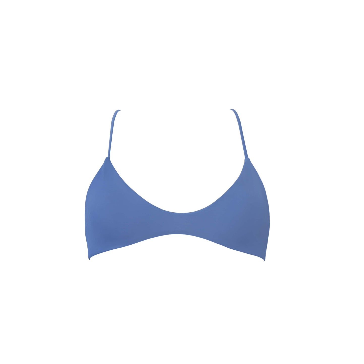 Haut de bikini bleu recyclé - Soller